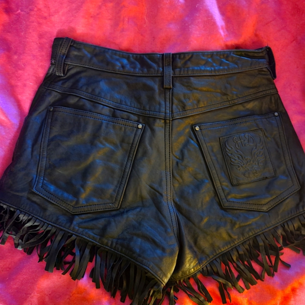 Leather Shorts